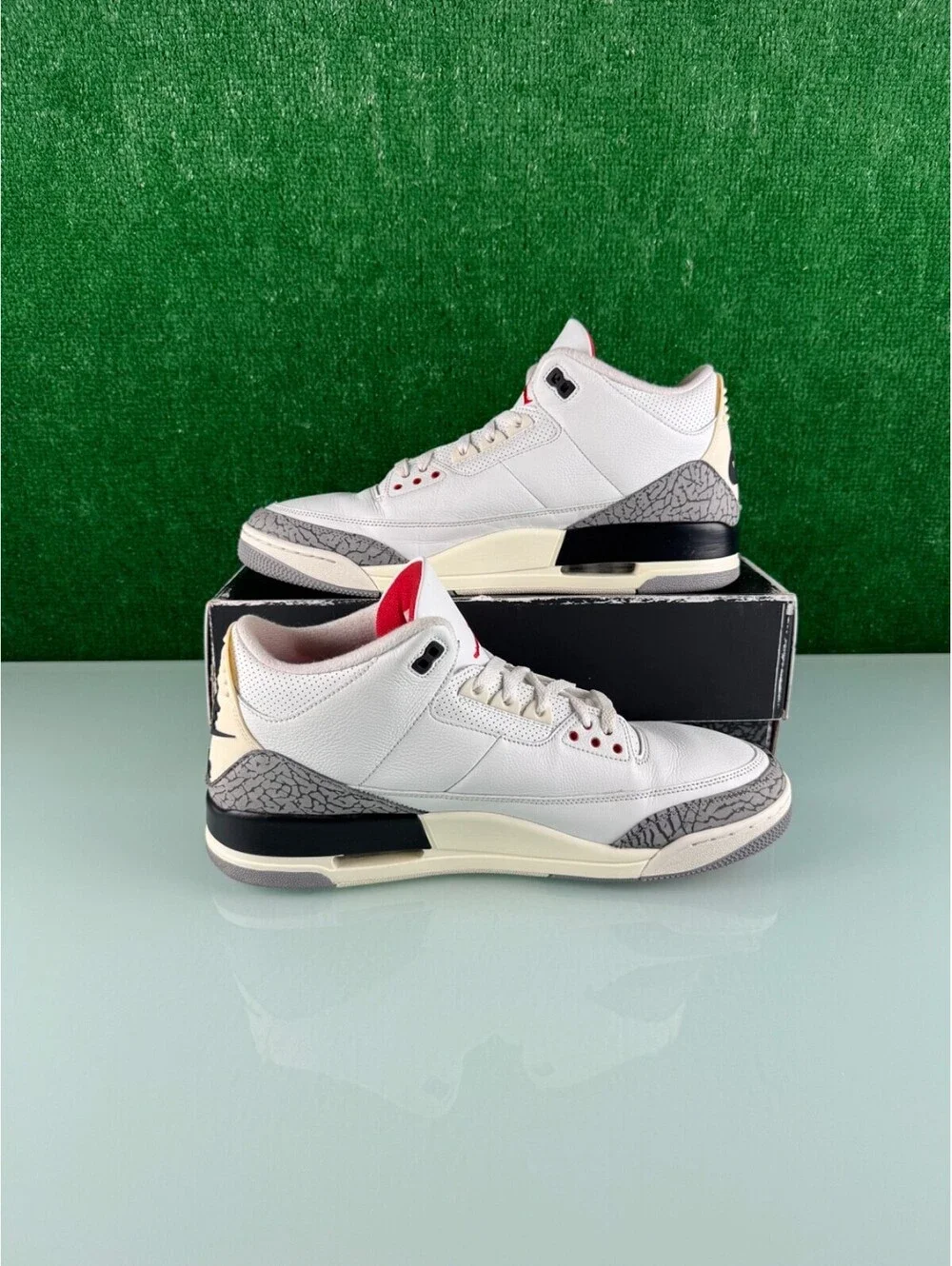 Size 15 - Jordan 3 Retro Mid White Cement Reimagined